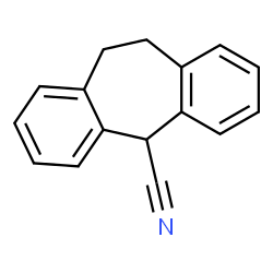 ChemSpider 2D Image | 10,11-Dihydro-5H-dibenzo[a,d][7]annulene-5-carbonitrile | C16H13N