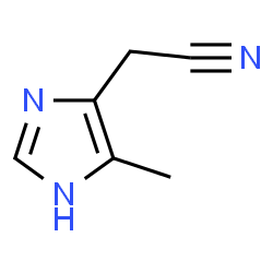 ChemSpider 2D Image | (4-Methyl-1H-imidazol-5-yl)acetonitrile | C6H7N3