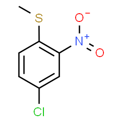 ChemSpider 2D Image | 4-Chloro-2-Nitrothioanisole | C7H6ClNO2S