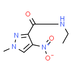 ChemSpider 2D Image | N-Ethyl-1-methyl-4-nitro-1H-pyrazole-3-carboxamide | C7H10N4O3