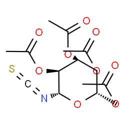 ChemSpider 2D Image | 2,3,4,6-Tetra-O-acetyl-N-(thioxomethylene)-beta-L-glucopyranosylamine | C15H19NO9S