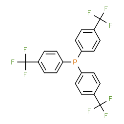 ChemSpider 2D Image | Tris(4-trifluoromethylphenyl)phosphine | C21H12F9P