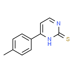 ChemSpider 2D Image | 4-P-TOLYL-PYRIMIDINE-2-THIOL | C11H10N2S