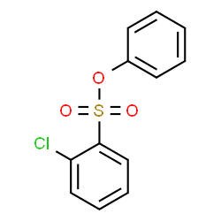 ChemSpider 2D Image | Phenyl 2-chlorobenzenesulfonate | C12H9ClO3S