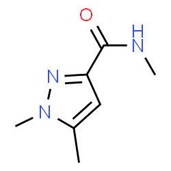 ChemSpider 2D Image | N,1,5-Trimethyl-1H-pyrazole-3-carboxamide | C7H11N3O