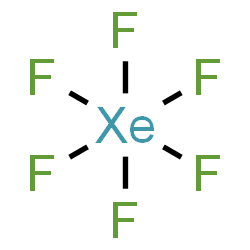 ChemSpider 2D Image | Xenon(6+) hexafluoride | F6Xe