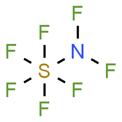 ChemSpider 2D Image | Pentafluorosulfanyldifluoroamine | F7NS