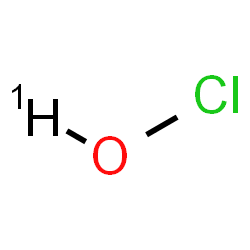 ChemSpider 2D Image | (~3~H)Hypochlorous acid | 1HClO