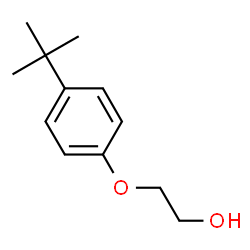 ChemSpider 2D Image | 2-(4-tert-Butylphenoxy)ethanol | C12H18O2