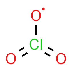 ChemSpider 2D Image | Chloryloxidanyl | ClO3