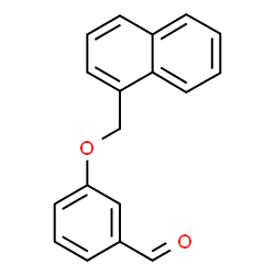ChemSpider 2D Image | 3-(1-Naphthylmethoxy)benzaldehyde | C18H14O2