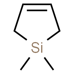 ChemSpider 2D Image | 1,1-dimethyl-2,5-dihydrosilole | C6H12Si
