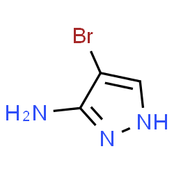 ChemSpider 2D Image | 3-Amino-4-bromopyrazole | C3H4BrN3
