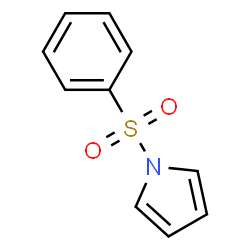 ChemSpider 2D Image | 1-(Phenylsulfonyl)-1H-pyrrole | C10H9NO2S