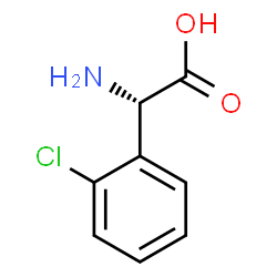 ChemSpider 2D Image | L-2-Chlorophenylglycine | C8H8ClNO2
