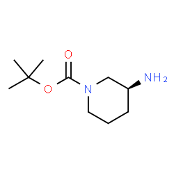 ChemSpider 2D Image | (S)-1-Boc-3-piperidinamine | C10H20N2O2