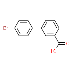 ChemSpider 2D Image | 3-(4-Bromophenyl)benzoic acid | C13H9BrO2