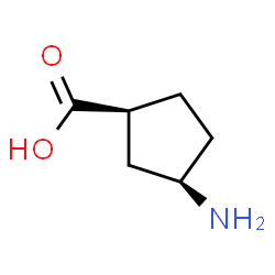 ChemSpider 2D Image | (1S,3R)-3-Aminocyclopentanecarboxylicacid | C6H11NO2