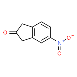 ChemSpider 2D Image | 5-nitro-1H-inden-2(3H)-one | C9H7NO3