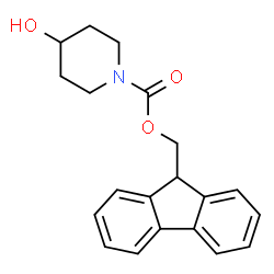 ChemSpider 2D Image | N-Fmoc-4-piperidinol | C20H21NO3