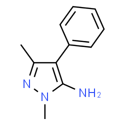ChemSpider 2D Image | 2,5-Dimethyl-4-phenylpyrazol-3-amine | C11H13N3