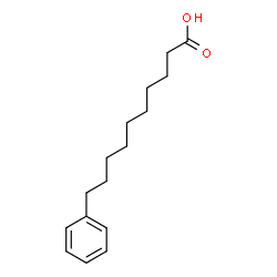 ChemSpider 2D Image | 10-Phenyldecanoic acid | C16H24O2