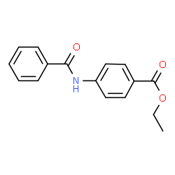 ChemSpider 2D Image | Ethyl 4-(benzoylamino)benzoate | C16H15NO3
