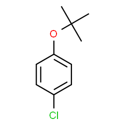 ChemSpider 2D Image | 1-Chloro-4-tert-butoxybenzene | C10H13ClO