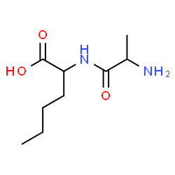 ChemSpider 2D Image | Alanylnorleucine | C9H18N2O3