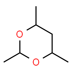 ChemSpider 2D Image | 2,4,6-Trimethyl-1,3-dioxane | C7H14O2