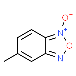 ChemSpider 2D Image | 5-Methyl-2,1,3-benzoxadiazole 1-oxide | C7H6N2O2