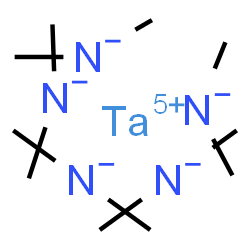 ChemSpider 2D Image | Tantalum, pentakis(dimethylamino)- | C10H30N5Ta