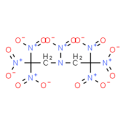 ChemSpider 2D Image | N-Nitrobis(2,2,2-trinitroethyl)amine | C4H4N8O14