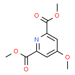 ChemSpider 2D Image | Dimethyl-4-methoxy-2,6-pyridindicarboxylat | C10H11NO5