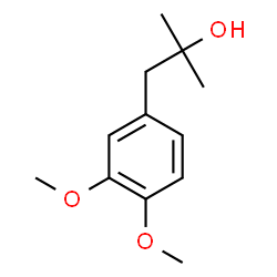 ChemSpider 2D Image | 1-(3,4-Dimethoxyphenyl)-2-methyl-2-propanol | C12H18O3