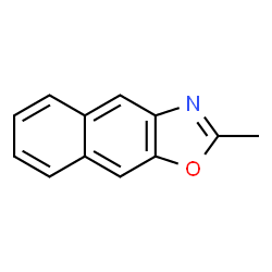 ChemSpider 2D Image | 2-Methylnaphth(2,3-d)oxazole | C12H9NO