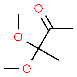 ChemSpider 2D Image | 3,3-Dimethoxy-2-butanone | C6H12O3