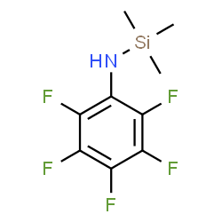 ChemSpider 2D Image | 1,1,1-Trimethyl-N-(pentafluorophenyl)silanamine | C9H10F5NSi
