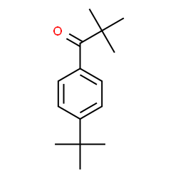 ChemSpider 2D Image | p-Tert-butylpivalophenone | C15H22O