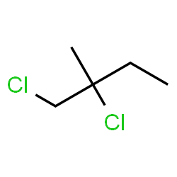 ChemSpider 2D Image | 1,2-Dichloro-2-methylbutane | C5H10Cl2