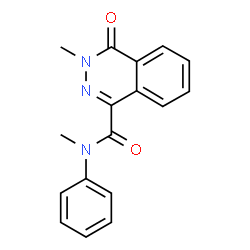 ChemSpider 2D Image | N,3-Dimethyl-4-oxo-N-phenyl-3,4-dihydro-1-phthalazinecarboxamide | C17H15N3O2