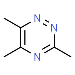 ChemSpider 2D Image | 3,5,6-Trimethyl-1,2,4-triazine | C6H9N3