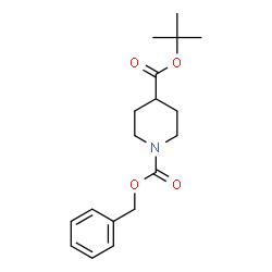 ChemSpider 2D Image | 1-benzyl 4-tert-butyl piperidine-1,4-dicarboxylate | C18H25NO4