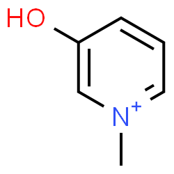 ChemSpider 2D Image | 3-Hydroxy-1-methylpyridinium | C6H8NO