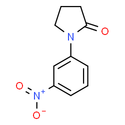 ChemSpider 2D Image | 1-(3-Nitrophenyl)-2-pyrrolidinone | C10H10N2O3