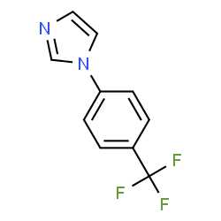 ChemSpider 2D Image | 1-[4-(Trifluoromethyl)phenyl]-1H-imidazole | C10H7F3N2