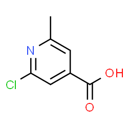 ChemSpider 2D Image | 2-Chloro-6-methylisonicotinic acid | C7H6ClNO2