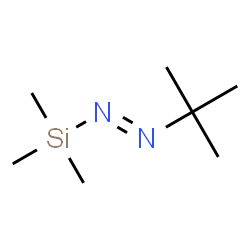 ChemSpider 2D Image | Diazene, (1,1-dimethylethyl)(trimethylsilyl)- | C7H18N2Si