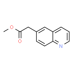 ChemSpider 2D Image | Methyl 6-quinolinylacetate | C12H11NO2