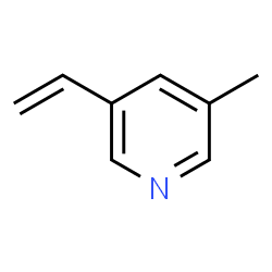 ChemSpider 2D Image | 3-Methyl-5-vinylpyridine | C8H9N
